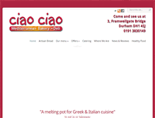 Tablet Screenshot of ciao-ciao.co.uk
